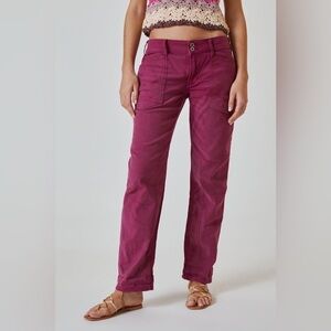 Anthropologie Pilcro Wanderer Plum Pants 31